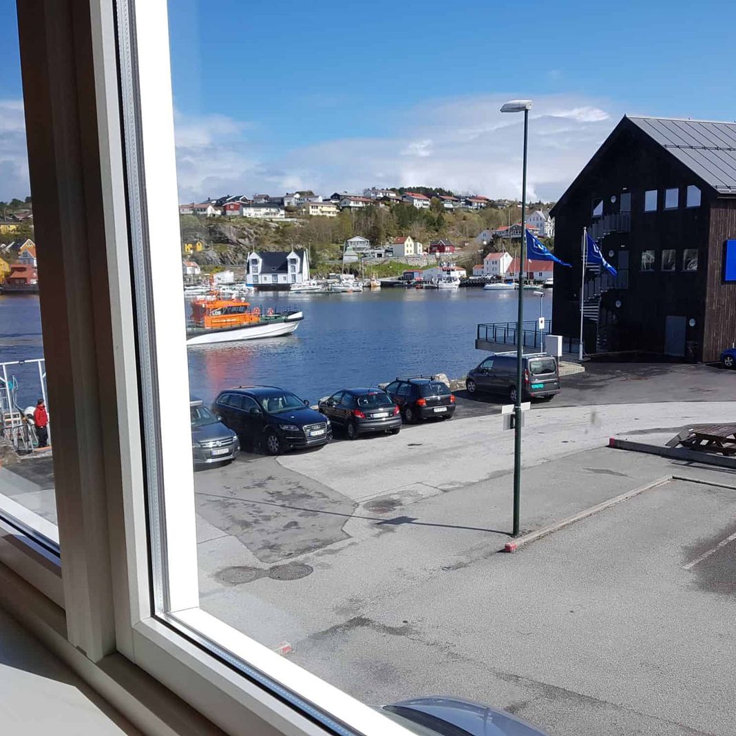Utsikt fra kontorlokalet